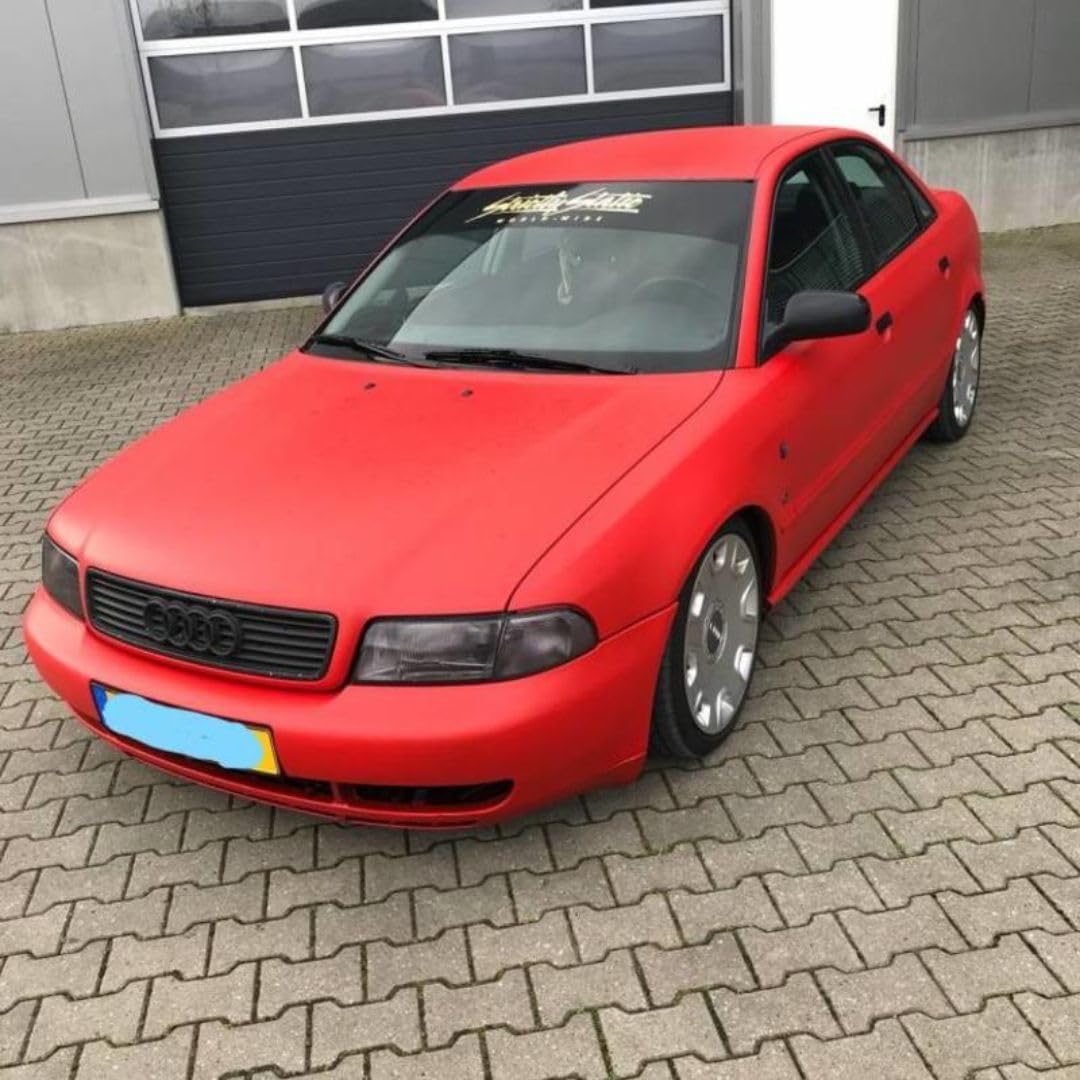 AutoFullCar - Kit Pintura Vinilo Líquido Full Dip - Formato 4 Litros + Pistola Eléctrica | Acabado Profesional y Removible | Fácil Aplicación | Coches, Motos (ROJO, URBANO)
