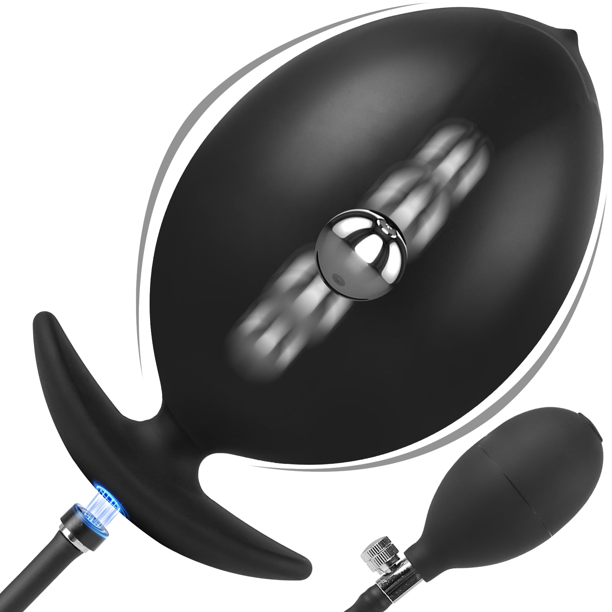 18cm Huge Anal Plug Inflatable Anal Expansion Big Silicone Inflatable Butt Plug Sex Toys For Women Men Prostate Massage L230518 From 7,43 € | DHgate