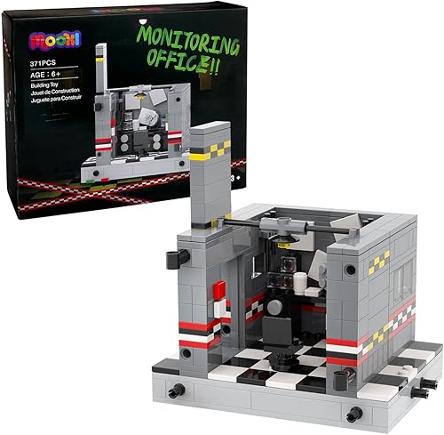 -MOC FNAF - Juego de construcción de oficinas creativas, lindos bloques de construcción para niños, Halloween para niños (374 piezas)