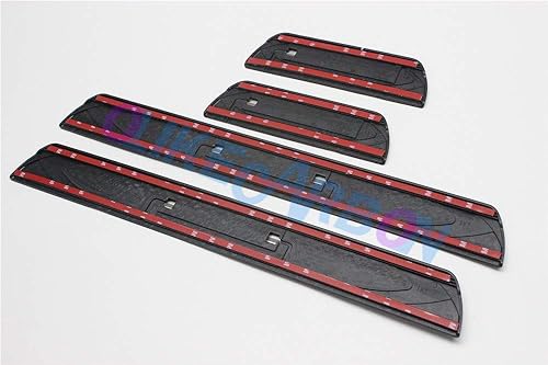 Miniatura 5 de OLIKE Para Nissan Rogue Sport 2017-2020 Estilo de moda de la puerta del coche Umbral de la placa de protección de Scuff Protector de Sills Trim