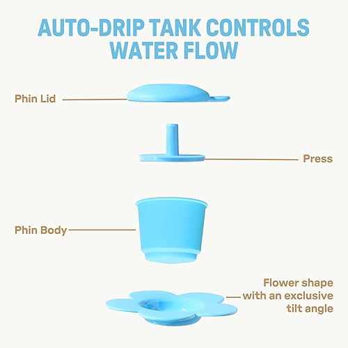 Miniatura 7 de PHINOI - Gotero de café vietnamita, filtro Phin vietnamita, cafetera de una sola taza de 1 a 2 tazas con diseño de flores, filtro de café Rojo y