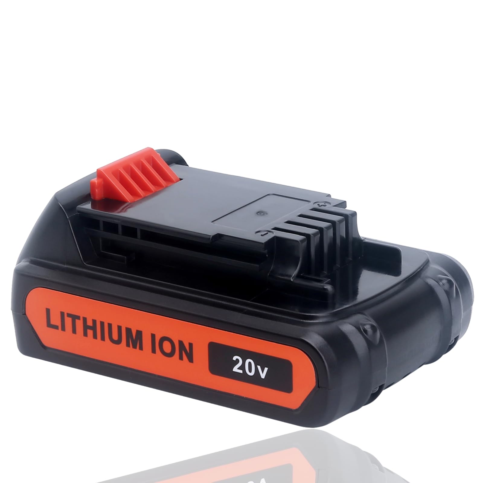 Tulepowceeng Paquete de 2 baterías de repuesto de litio de 20 V y 4.0 Ah compatibles con herramientas eléctricas inalámbricas Black and Decker de 20 V, repuesto para batería de 20 V LBXR20 LBX20