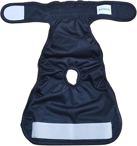 Miniatura 9 de Pañales para mascotas lavables para perras (paquete de 7), pañales cómodos y reutilizables para perritos (estilo B, XS)