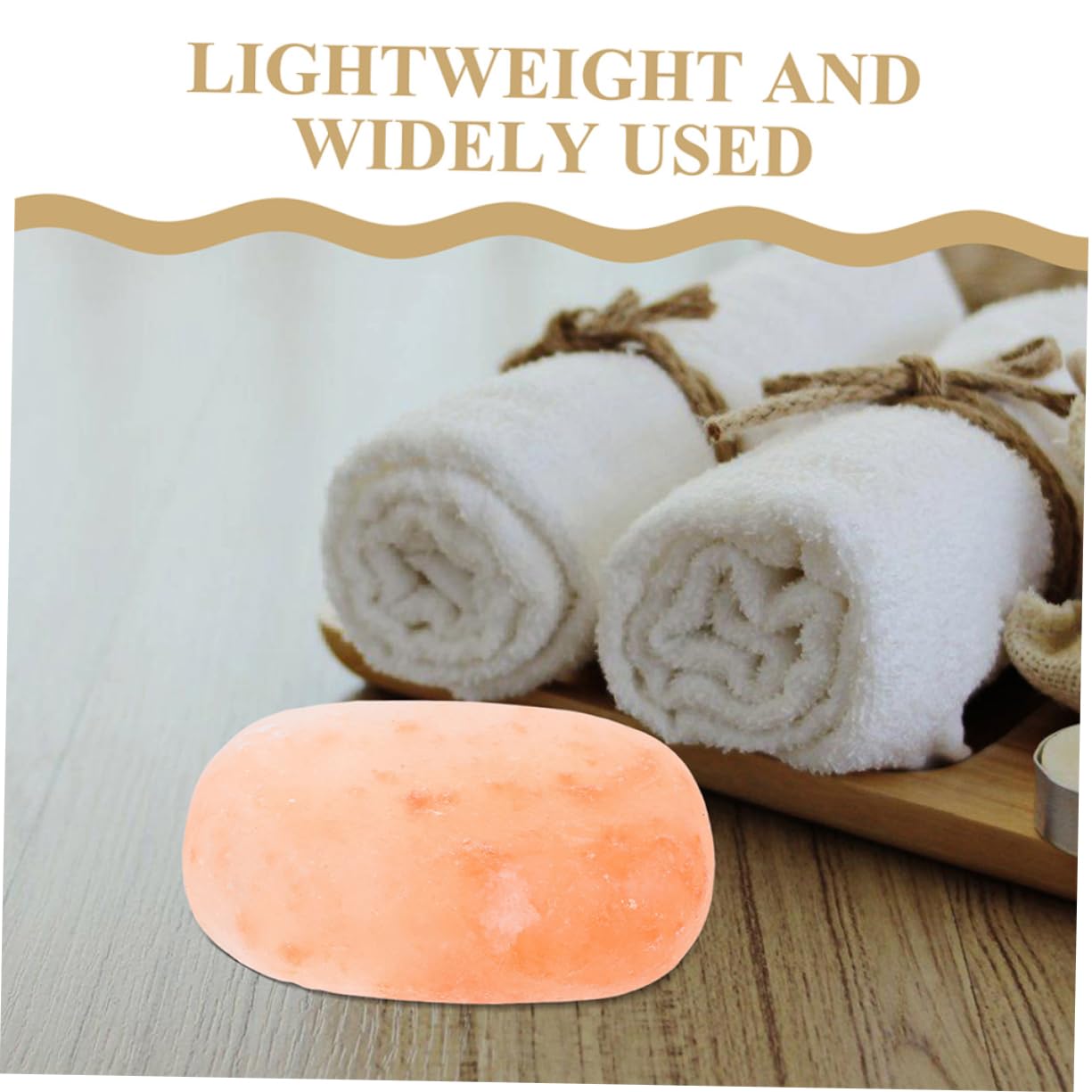 Didiseaon Jabón de Sal Mineral Natural 2 Piezas, Limpieza Delicada E Hidratante, Exfoliante Corporal para Duchas Diarias y Días de Spa