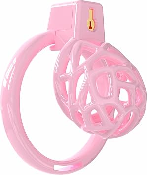 Mens Fitness Protective Training Cage - Resin Material - A342 Pink, S