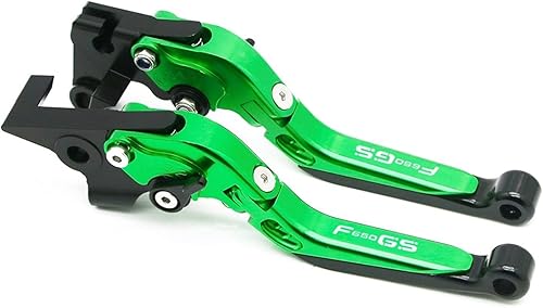 HHMTSH Powersports - Manetas de freno para motocicleta, accesorios de motocicleta, palancas de embrague de freno plegables ajustables para B-&MW