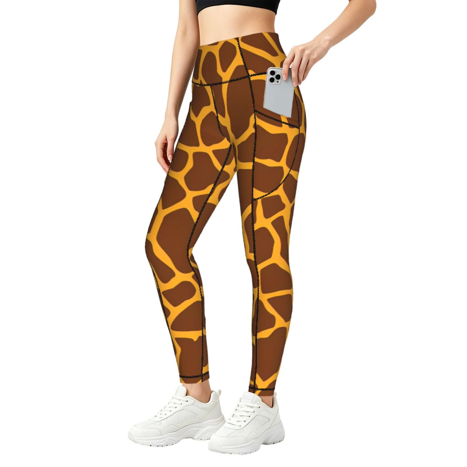 Pantalones de yoga para mujer con bolsillos prácticos y compresión 8