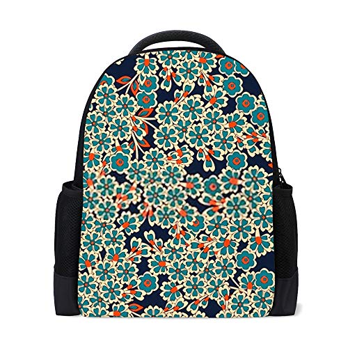 Sac à dos enfants à motif floral pour fournitures scolaires et voyage