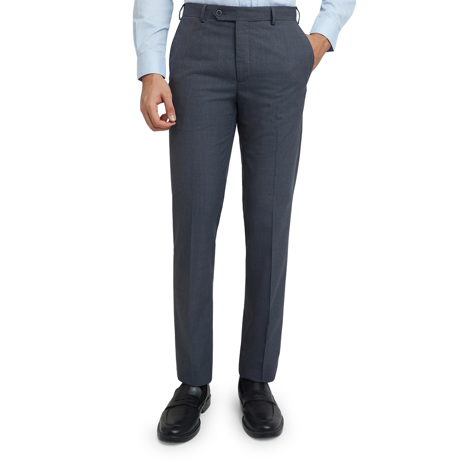 raymond Contemporary Fit Dark Grey Trouser for Men-picture-42