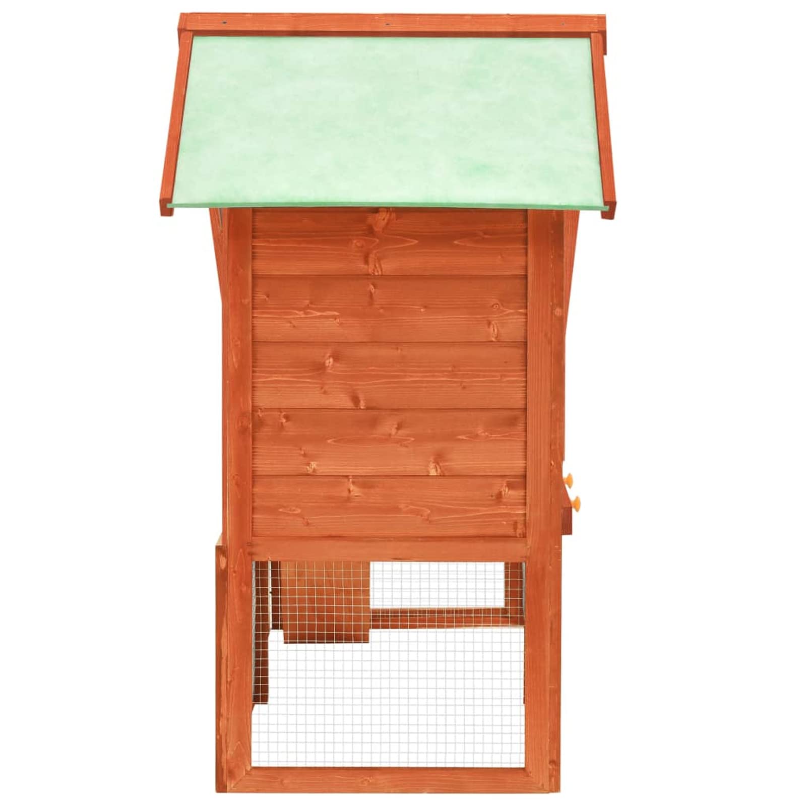 LAPOOH Conejera de Madera Maciza de Abeto 140x63x120 cm, Jaula Cobaya, Jaulas para Conejos, Jaula Hamster, Casa Conejo, Casita Conejo, Kid Conejo