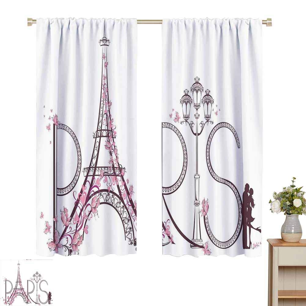 Eiffel Tower Bedroom Curtains Curtains & Drapes
