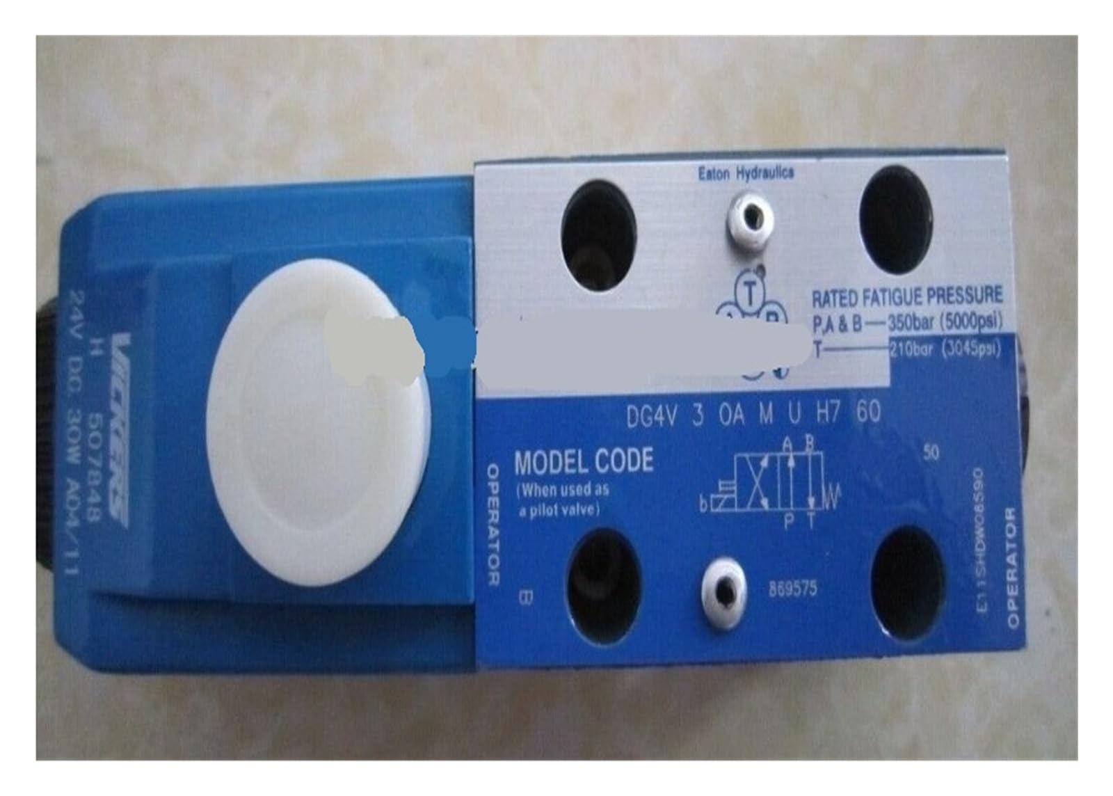 Valvola idraulica DG4V3OAMUH760 Elettrovalvola direzionale