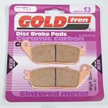 Brake Pad Gold Fren for Honda 600 VT Shadow Custom 1994 To 1999 AVG/Cr/Cs/CT/Cvs/Cw/Cx New