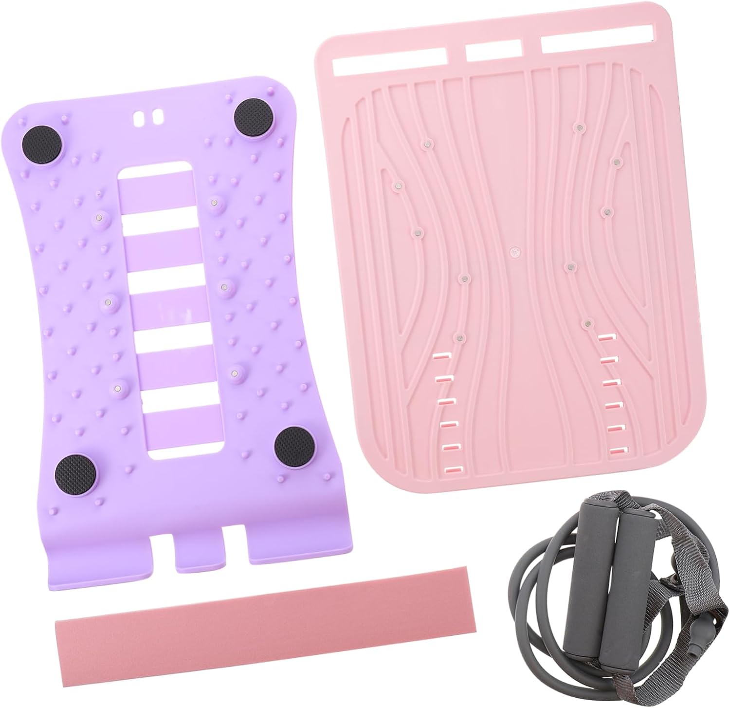 Kisangel 1 Set Portable Calf Stretch Board Level Foot Fitness Tool for Physical Therapy Non Slip Design for Home Travel Use Flexibility Circulation