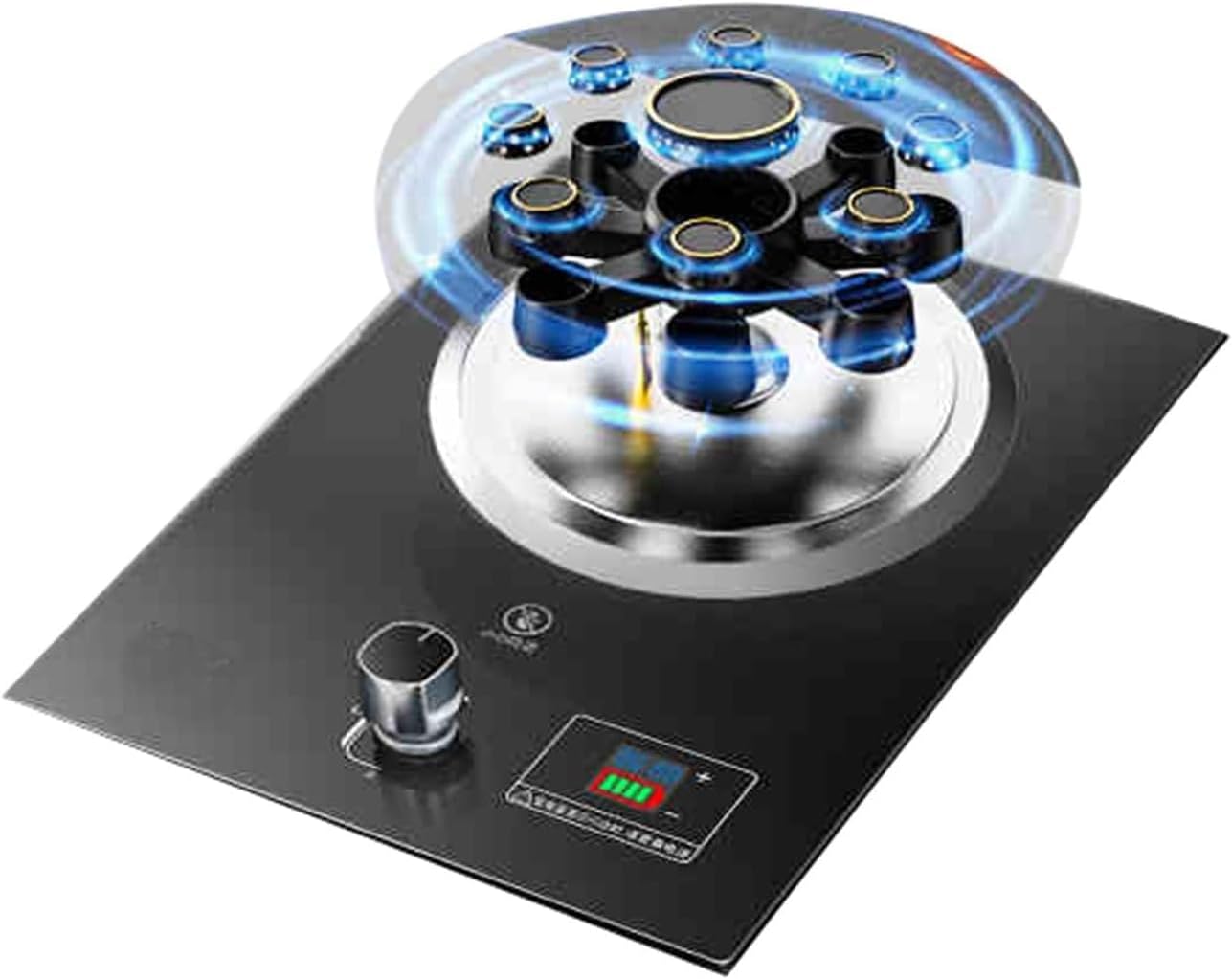 Estufa de Gas Empotrable 1 Quemador 32 cm Acero Inoxidable