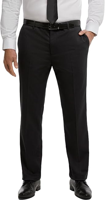 Mens Dress Pants Regular Fit Flat Front