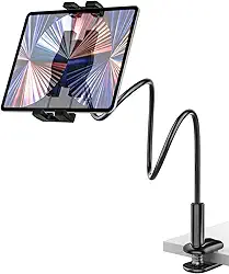 Suporte Universal Flexível Para Tablet Articulado Pescoço Ganso Para Mesa Cama