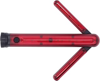 LED Road Safety with Turn Arrow, Red Arrow LED Warning Light with Detachable Magnetic Base, Flares Emergency Road Baton Roadside Emergency Car Kit for Road Warning