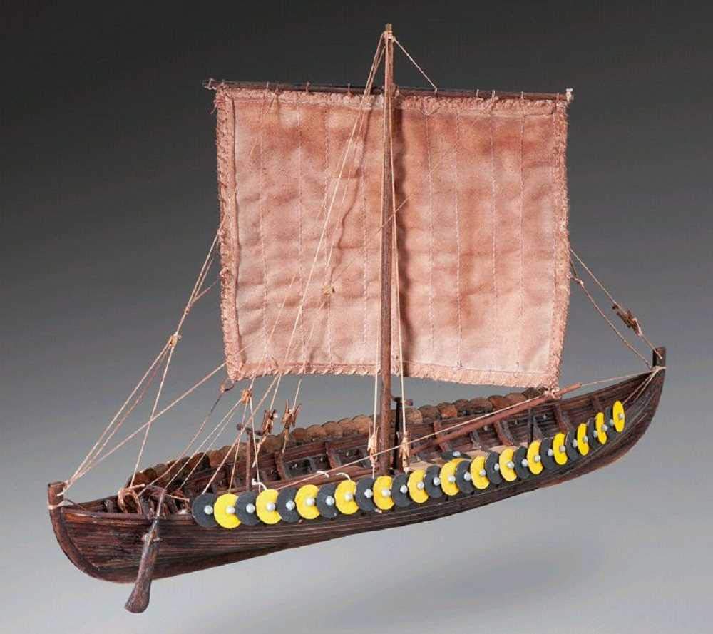 Best Price Square Gokstad - Barco vikingo 1:72