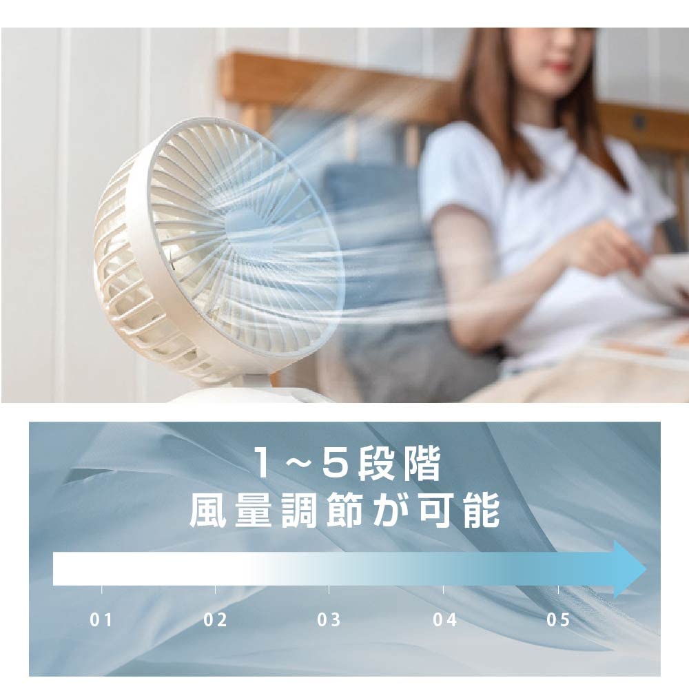 Amazon | 【ベストサイン 】【ホワイト】ミスト機能付き 卓上扇風機