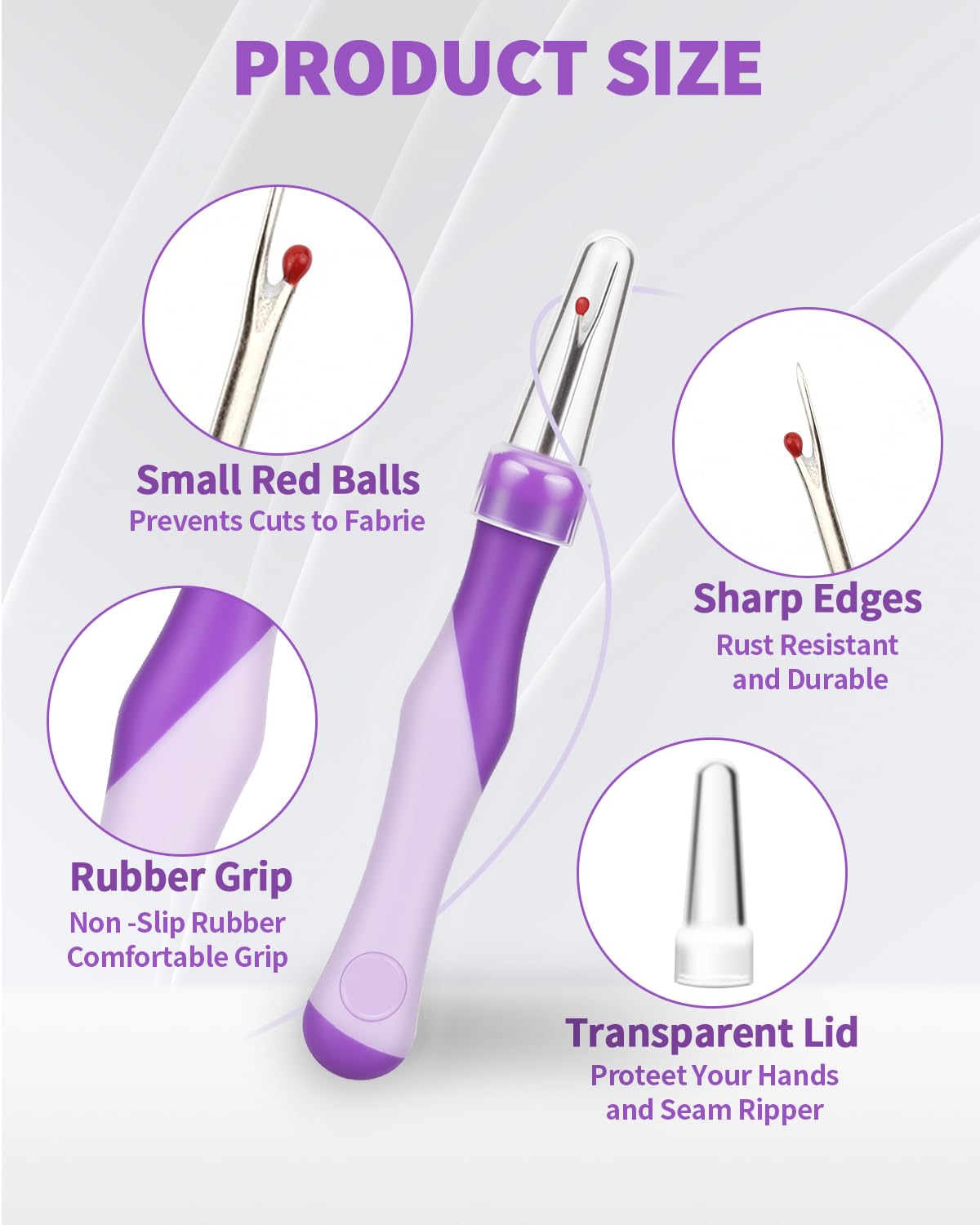 Aecsze Seam Ripper - Perfect for Sewing & Crafts -3 Aecsze Seam Ripper - Perfect for Sewing & Crafts -3