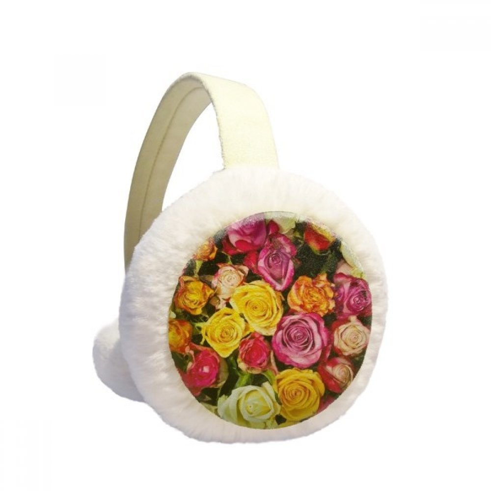 Orejeras rosas de invierno para paseos al aire libre y actividades de felpa suave 5