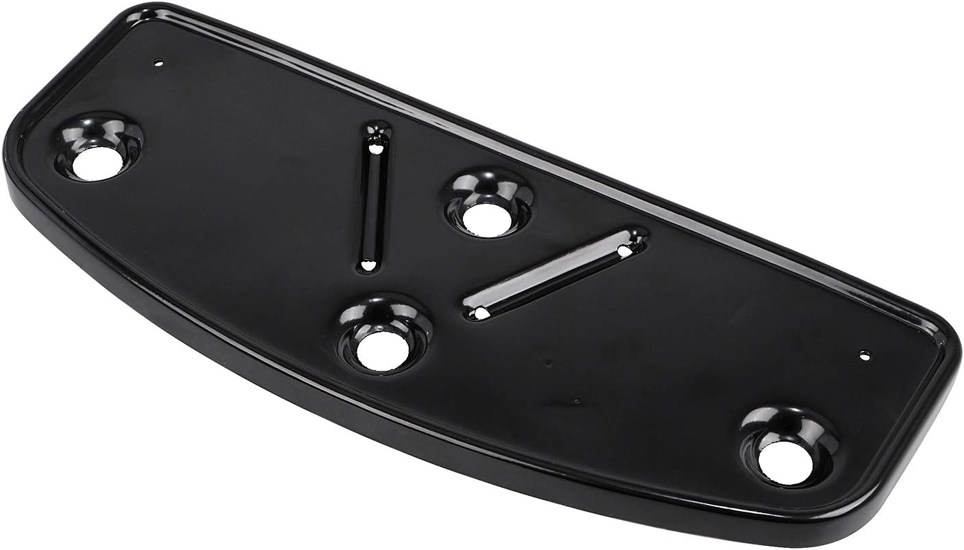 Black Front Insert Floorboards Footpeg Footboards Bottoms for Harley Touring Dyna Softail FL 1986-2017
