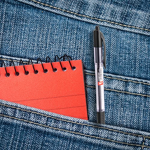 Cello Ballpoint Pen Black Pens Comfort Grip Ball Pens Medium Point Biros,Retractable Ballpoint Pens (1.0MM) Black Pen, Pack of 12 | ideal for office, Home, and School Stationary supplies Cello Ballpoint Pen Black Pens Comfort Grip Ball Pens Medium Point Biros,Retractable Ballpoint Pens (1.0MM) Black Pen, Pack of 12 | ideal for office, Home, and School Stationary supplies