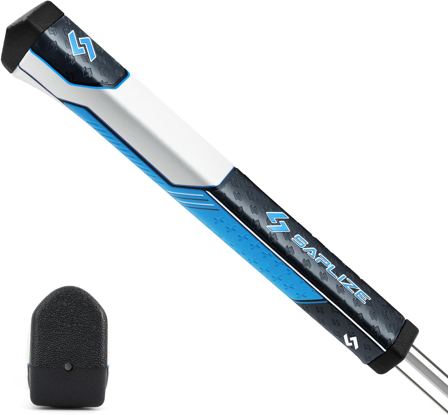 SAPLIZE Innovative Midsize/Standard Golf Putter Grip, Lightweight Golf Grips, Pistol Shape with Anti-Slip Texture, Enhanced Feel and Comfort