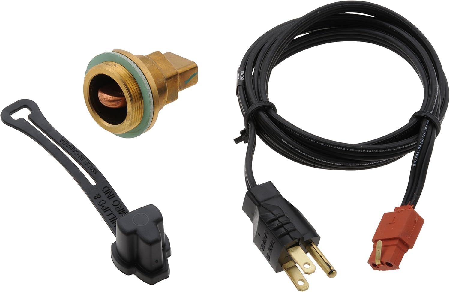 BMI Block Heater Compatible with Subaru H4 & H6 Engines 1980-2012 (All Subaru Horizontal 4 & 6 cyl engines 1980-2012)