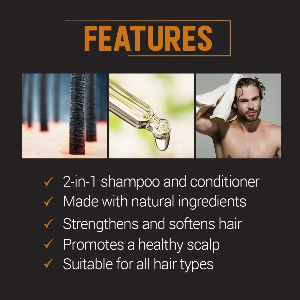 Woody's 2-in-1 Shampoo & Conditioner 355ml