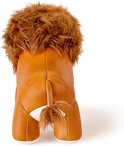 Miniatura 4 de CUP MYSTERY Juguete de peluche de león (10 pulgadas), regalo de cumpleaños, lindo león suave decoración