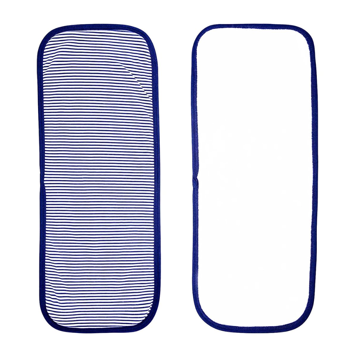 TuddyBuddy Baby Burp Cloth Towel Napkins for Baby Large 17x6 Inches, Fine Double Layer 100% Cotton (Pack of 5, Blue Rockets, 50X20 Cms) 3