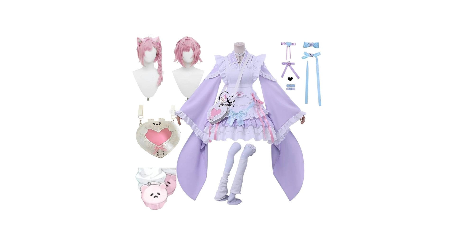 Amazon.co.jp: GGcosplay 結城さくな 新衣装記念グッズ2025 和風