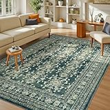 Lessymo 5x7 Area Rugs for Living Room, Machine Washable Non Slip Rug, Soft Low...