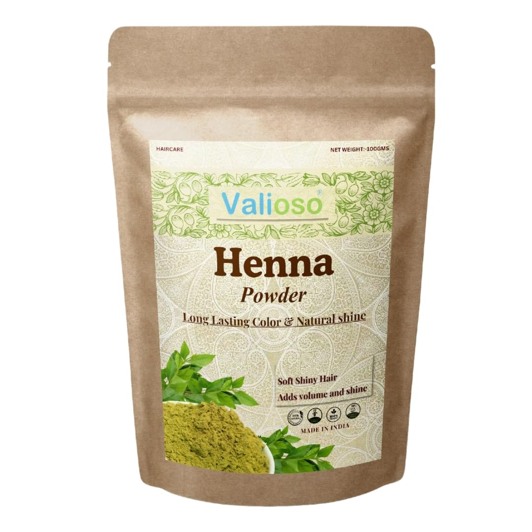 100% Pure Henna Powder for Hair Colour (Mehandi) for Hair, Hands & Feet (100g)