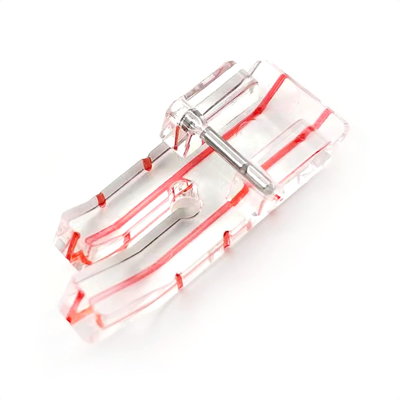 Clear Presser Foot 1/4" (Quarter Inch) for Patchwork Quilting Fits for All Low Shank Snap-On Singer, Brother, Babylock, Euro-Pro, Janome, Kenmore, White, Juki, Simplicity, Elna Sewing Machine