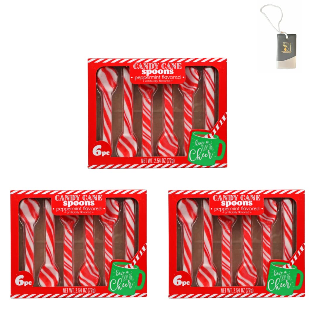 KS Candy Cane Spoons Peppermint Flavored Party Favor Treats
