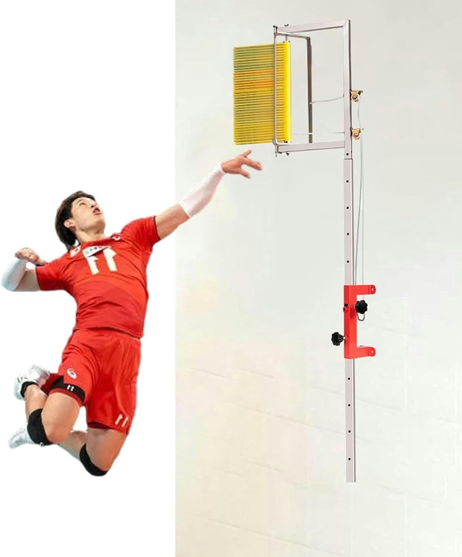 Entraîneur de Saut Vertical pour Basket-Ball Mural avec Aubes de Mesure 70 cm