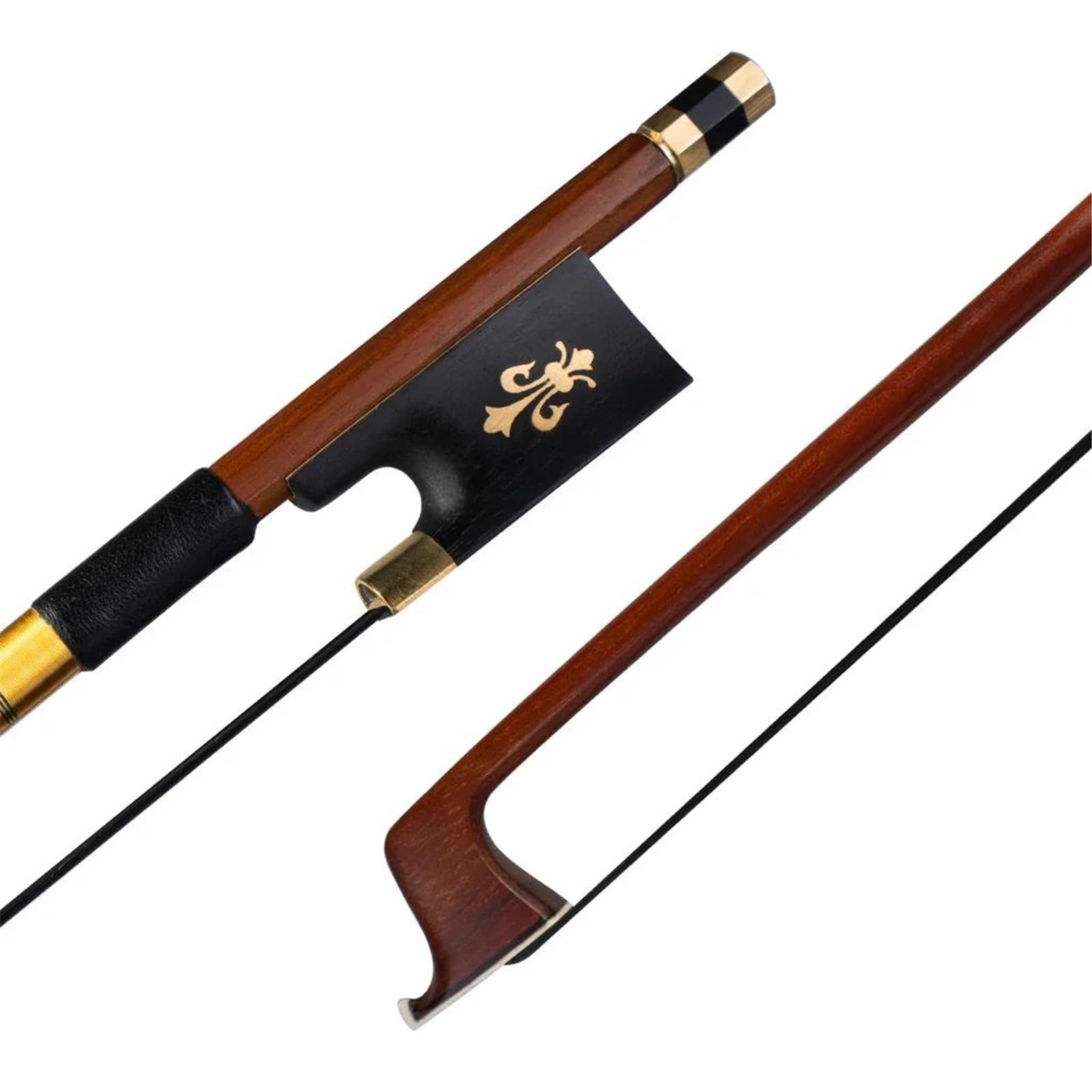 Arco per violino da esibizione Archetto per violino 4/4 strumenti musicali buon bilanciamento arco dritto con crine di cavallo nero