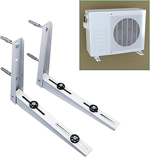 Forestchill Wall Mounting Bracket for Ductless Mini Split Air Conditioner Condenser Unit Heat Pump Systems, Universal Mini Split Bracket, Support Up to 280 lbs, 9000-18000 BTU