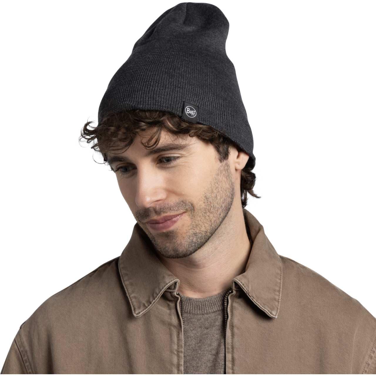 Buff| Gorro Knitted Frio Extremo, Practico, Versatil, Moda, Aislamiento Termico, Comodo Hombre Mujer Talla única Negro