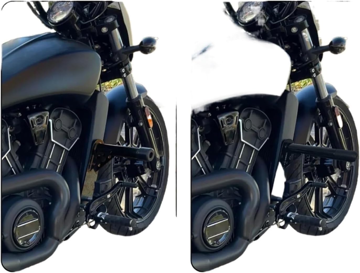 Motorcycle Front Bumper Engine Guard Crash Bar Scout 2014-2024 Scout Bobber Frame Slider Falling Protectors