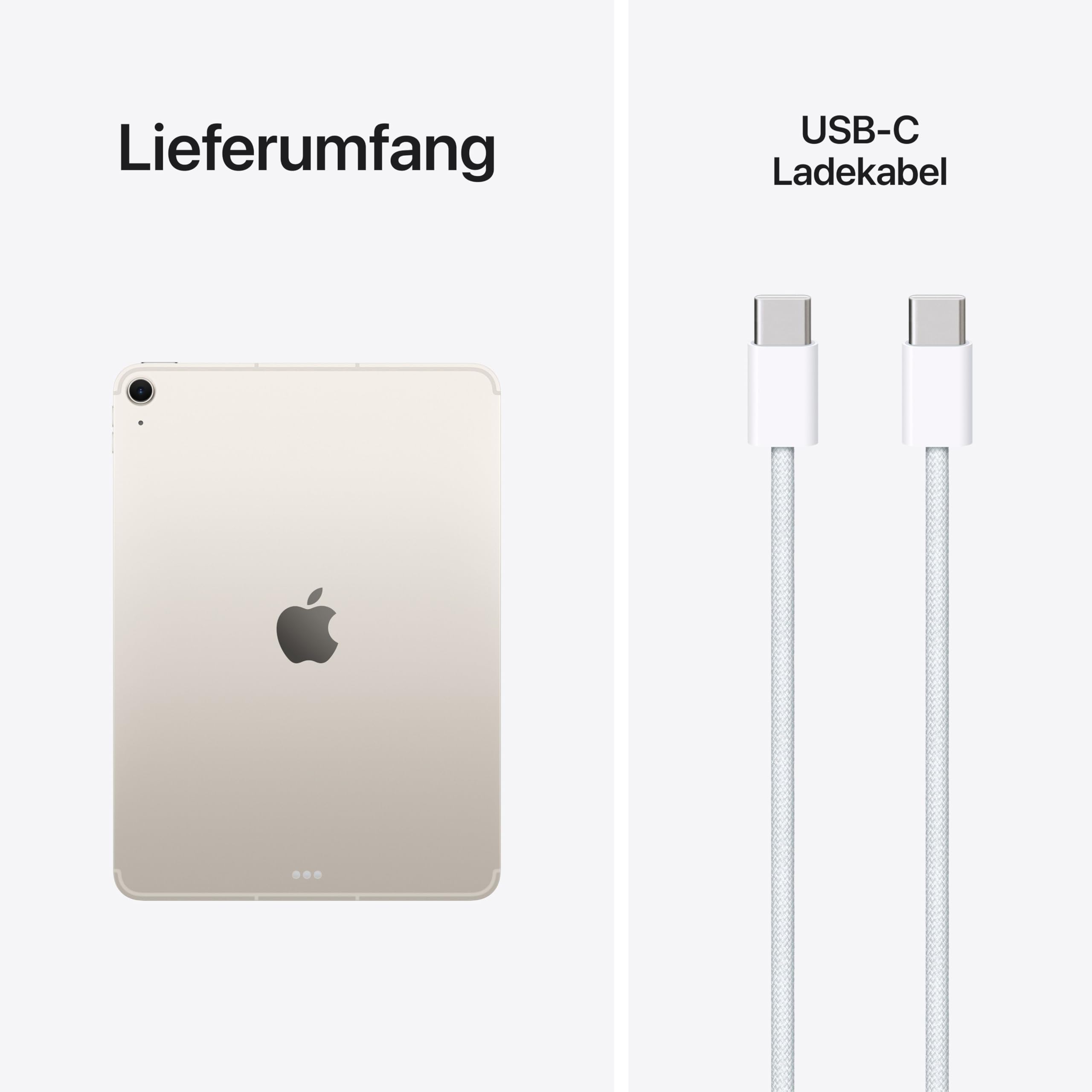 Apple iPad Air 11Wi-Fi + CellularB - M4 Polarstern 512G – Bild 6