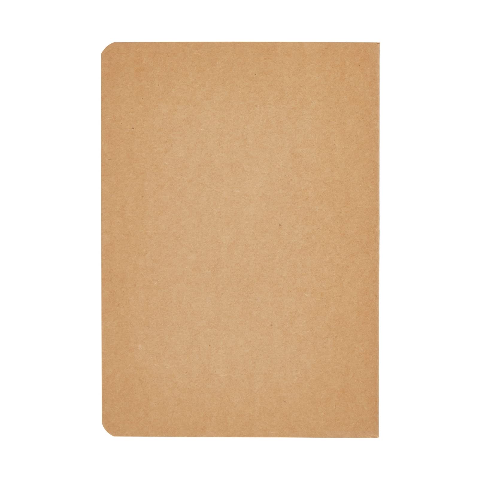 8-pak zeszytów typu kraft A5, z motywem szczęścia, 80 stron dla studentów, szkoły, biura (brązowy, 14,8 x 21 cm)