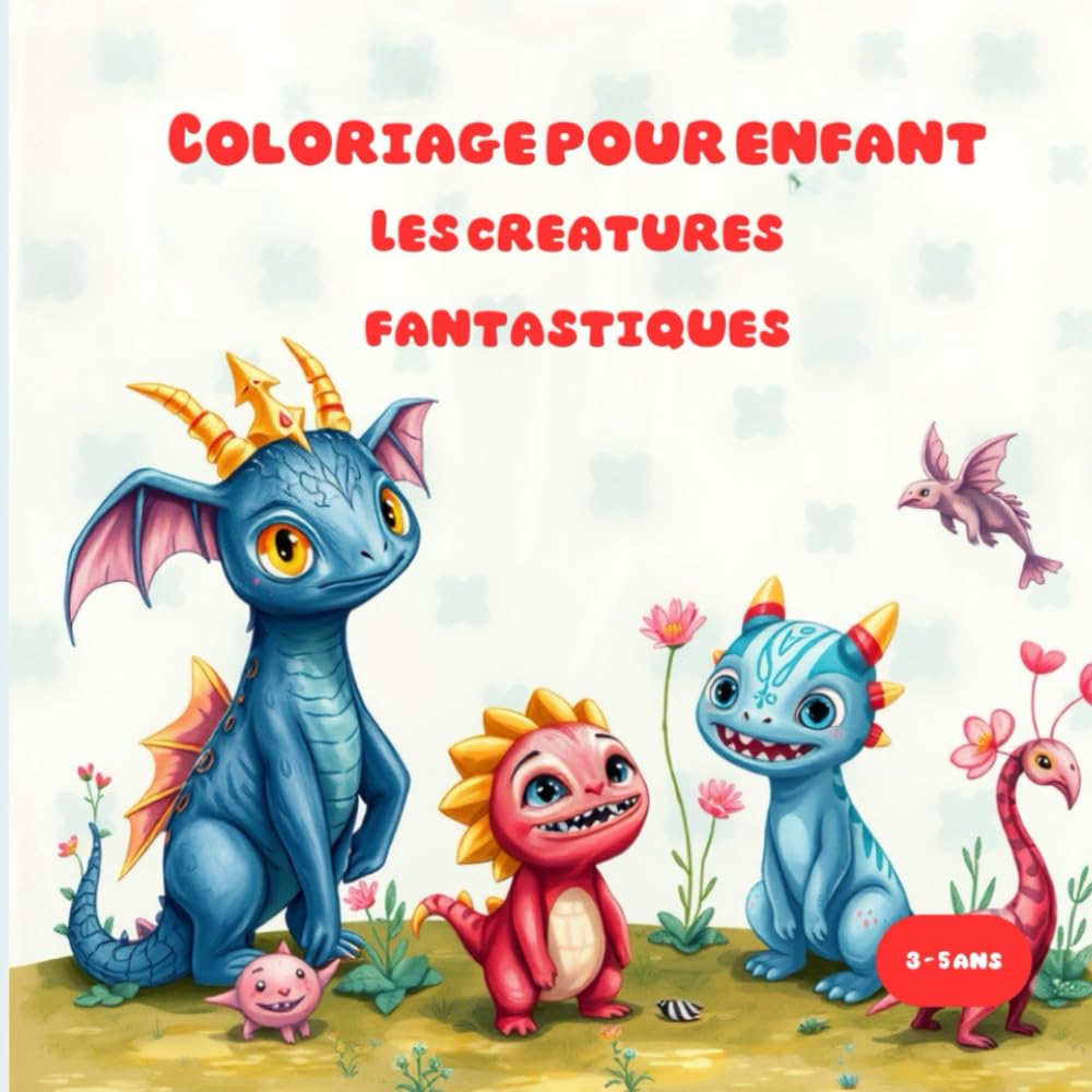 Coloriage pour enfant: Les créatures fantastiques