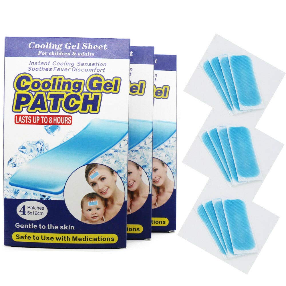 Patch Children Kids Fever Adults Pain Immediate Relief 4 Sheets