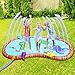 Ulikey Tappetino Gioco d'Acqua, 145cm Splash Play Mat Sprinkler Pad, Gioco da Giardino Gonfiabile Piscina, Tappetino Sprinkler per Bambini attività all'Aperto in Famiglia