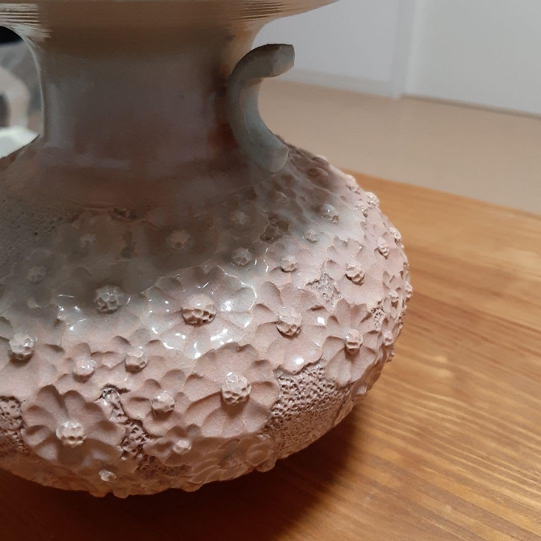 萩焼　古谷開真作　花瓶　新品未使用品 萩焼 古谷開真作 花瓶