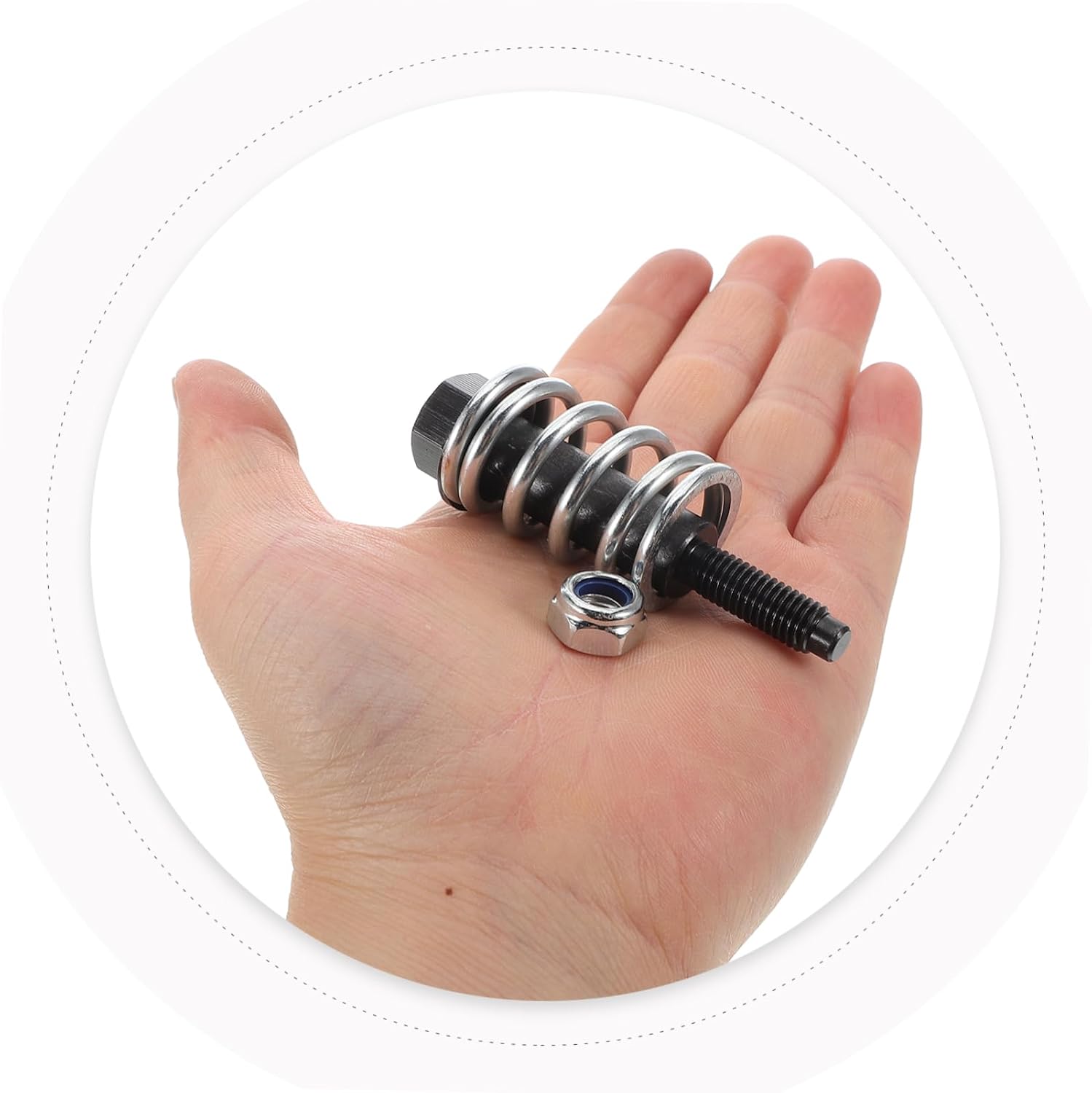 Generic 1Set Exhaust Spring Bolt Repair Kit for Enhanced Performance Leak Prevention Compatible with Durable Construction Improves Fuel Efficiency Reduces Emissions